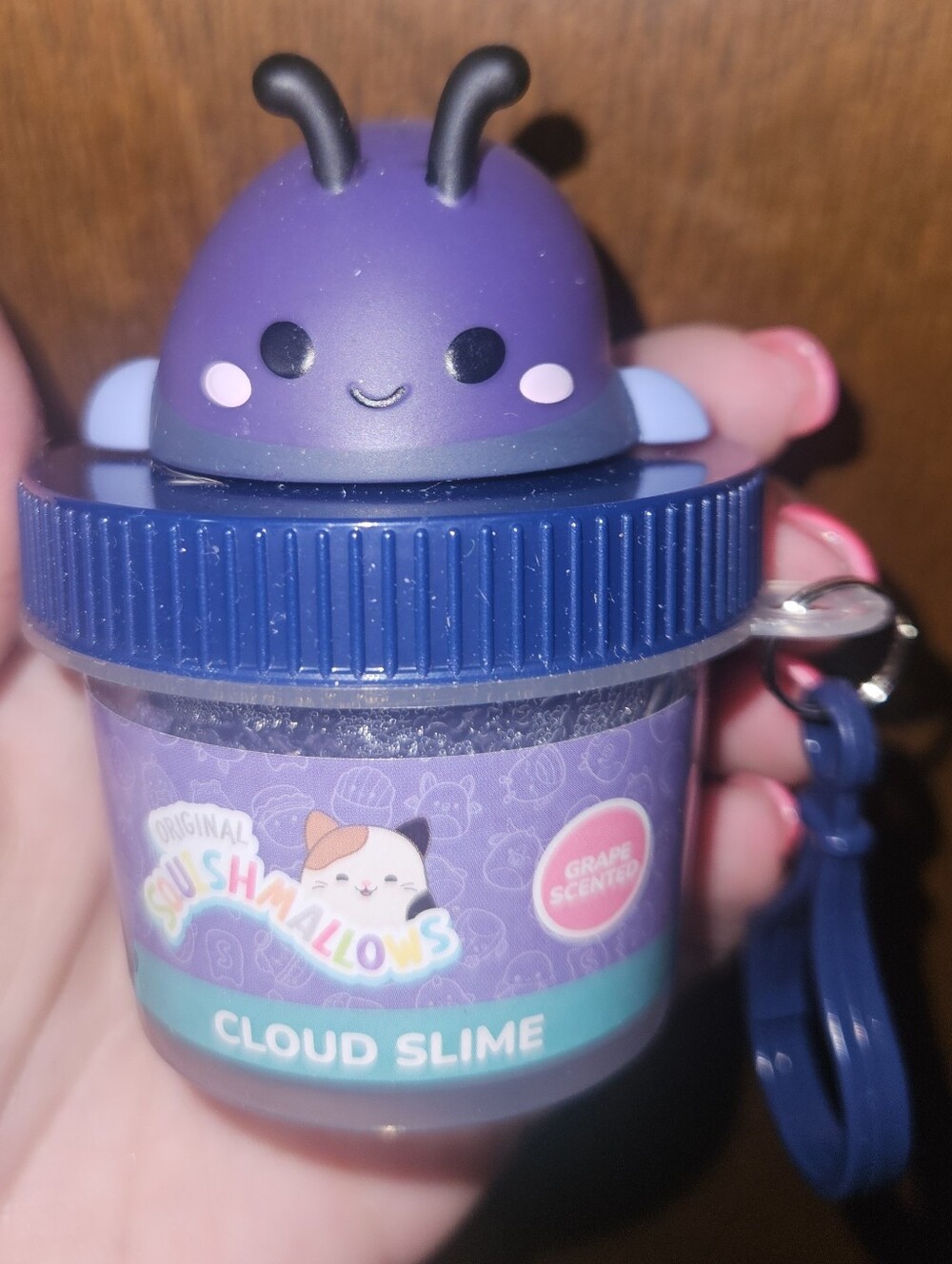 Squishmallows Mystery Mini Cloud Slime Squad With Clip - Tyrone Grape Scented - Picture 8 of 9